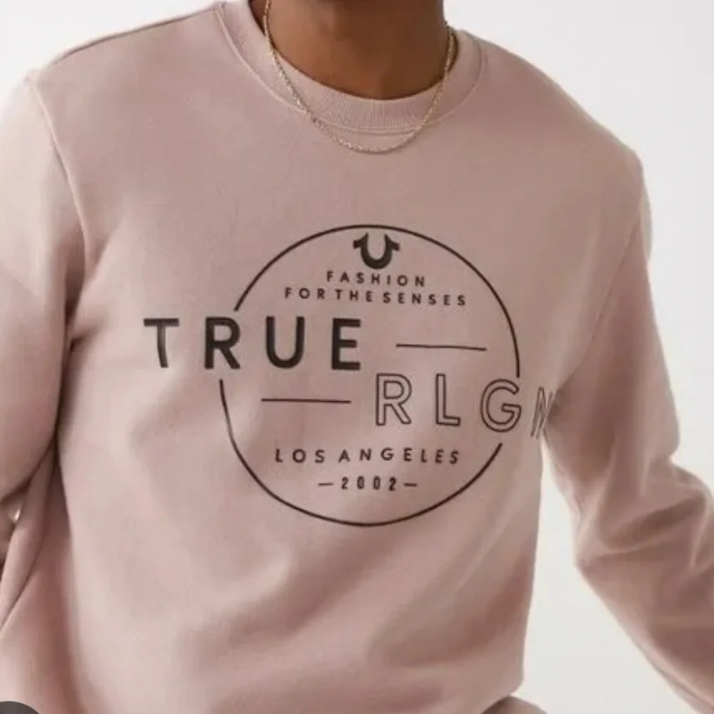True Religion Woodrose Halo Crew Neck Sweatshirt XL